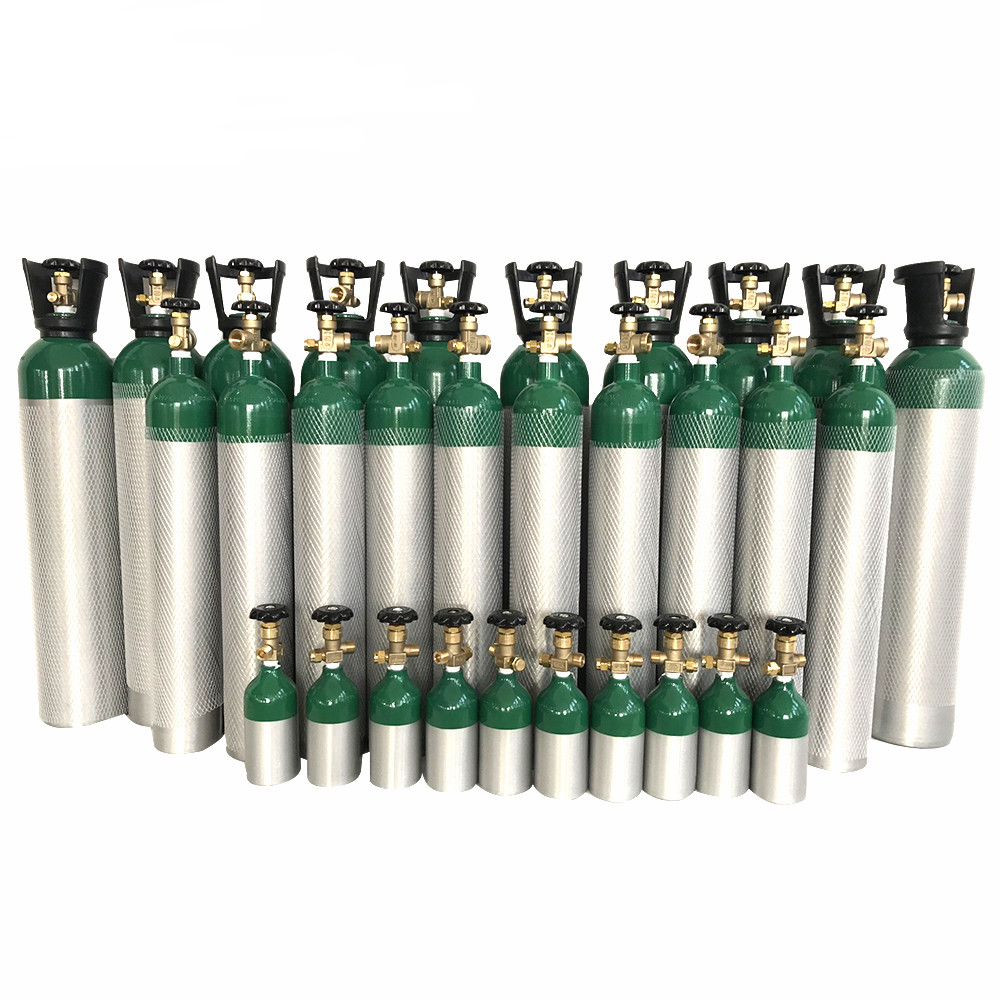 HP-IG ME 4.6L Medical Oxygen Cylinder click regulator CGA870 humidifier bottle mask/ cannula for sale