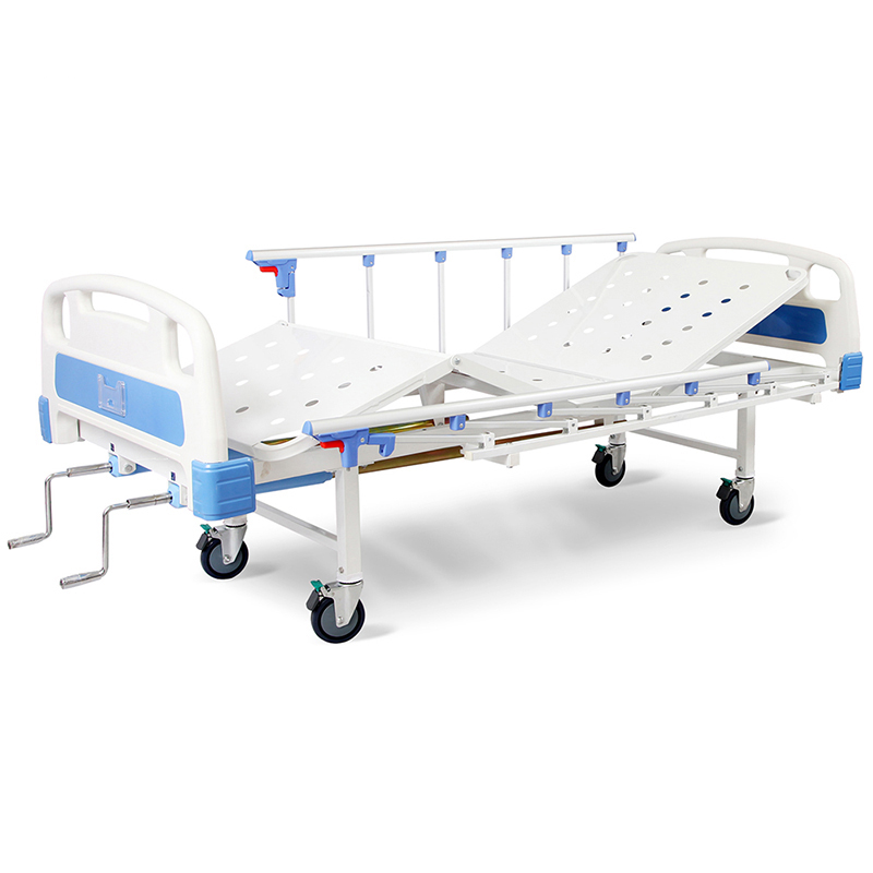 HP-5s Hospital 5 Functions Medical Care Use Manual Bed With Metal Materials For Patients