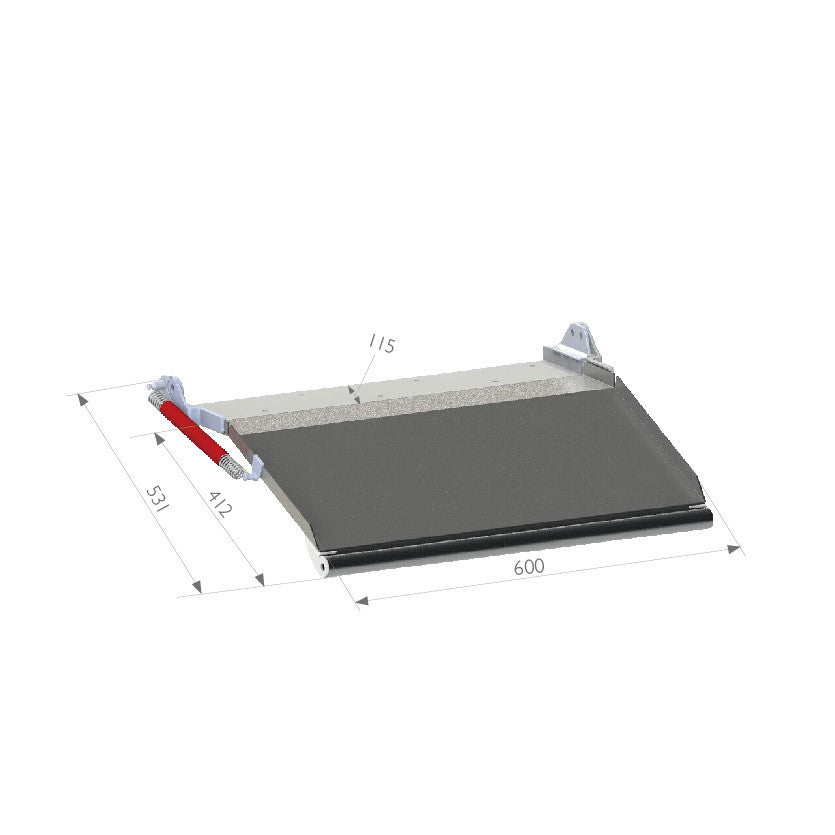 SP-01 Stainless Steel Stretcher Base Ambulance Stretcher Platform For Ambulance loading