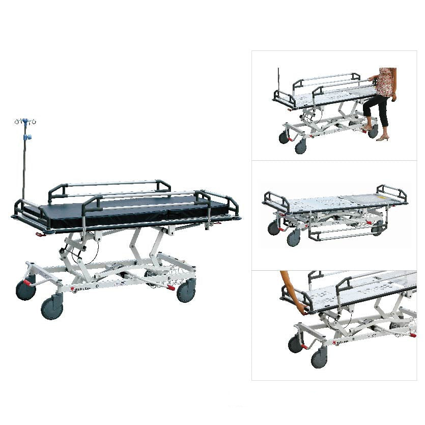 HP-3M Hydraulic Patient Transfer Trolley Bed For Medical Use In Hospital