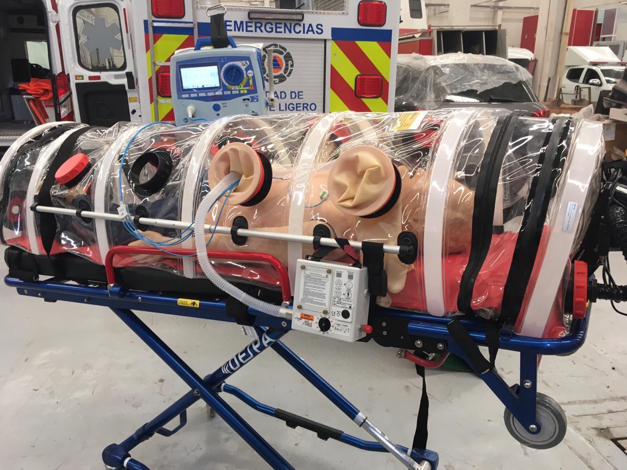 NP-320 Medical Negative Pressure Biological Isolation Stretcher Chamber