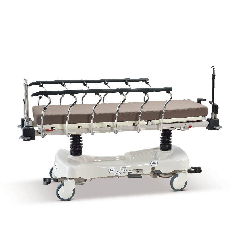 HP-2S2 Hydraulic Patient Transport Medical Trolley Hospital Bed For Emergency Use