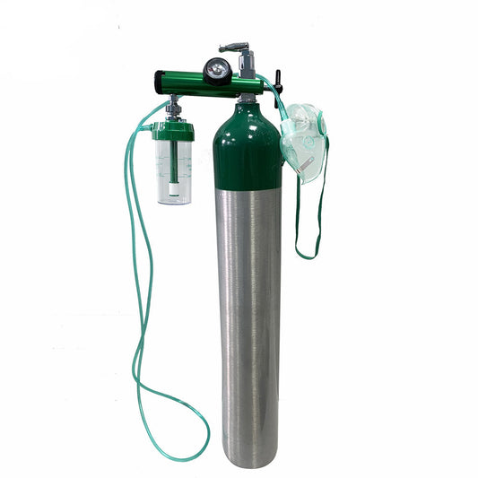 HP-IG ME 4.6L Medical Oxygen Cylinder click regulator CGA870 humidifier bottle mask/ cannula for sale