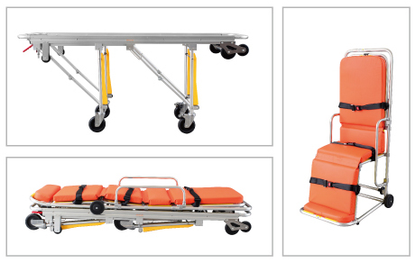 HP-2A3-1 Ambulance Chair Stretcher Base Emergency Wheelchair Stretcher For Ambulance