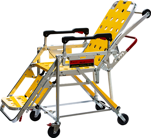 HP-2F1 Automatic loading Ambulance Chair Stretcher Dimensions and Sizes Wheelchair Adjusted For Ambulance Transfer