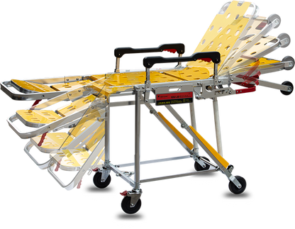 HP-2F2 Ambulance Chair Stretcher Collapsible Stretcher Automatic Loading Strecher For Sale