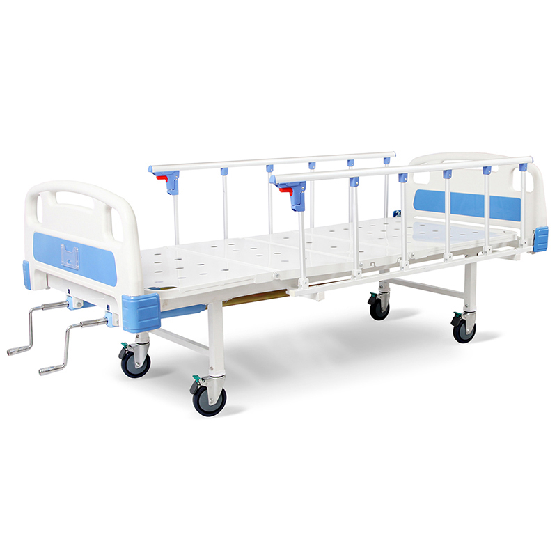 HP-5s Hospital 5 Functions Medical Care Use Manual Bed With Metal Materials For Patients