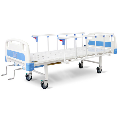 HP-5s Hospital 5 Functions Medical Care Use Manual Bed With Metal Materials For Patients