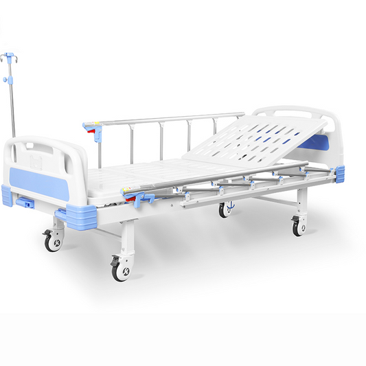 HP-5y Hao Pak Hospital Medical Manual Patient Bed With Table