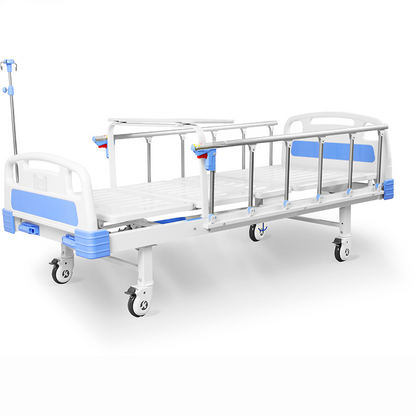 HP-5y Hao Pak Hospital Medical Manual Patient Bed With Table