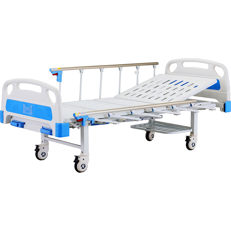 HP-A2w Hospital Portable Hospital Bed Adjustable With Casters