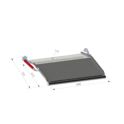 SP-01 Stainless Steel Stretcher Base Ambulance Stretcher Platform For Ambulance loading