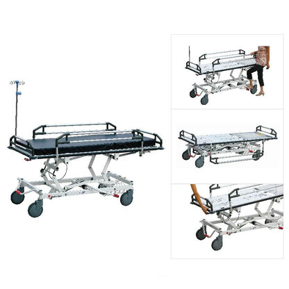 HP-3M Hydraulic Patient Transfer Trolley Bed For Medical Use In Hospital
